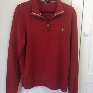Men’s Burberry Quarter Zip Pullover